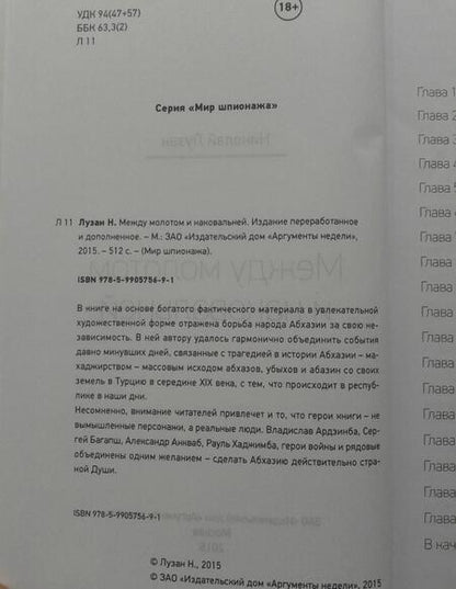 Фотография книги "Лузан: Между молотом и наковальней"