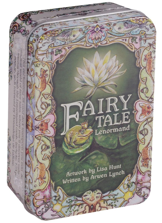 Обложка книги "Lynch: Таро Аввалон, Fairy Tale Lenormand (карты + инструкция на англ. яз. в жестяной коробке) (ПИ)"