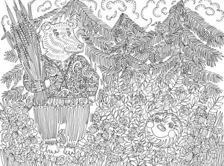 Фотография книги "Любимая сказка. Прятки, загадки и раскраски"