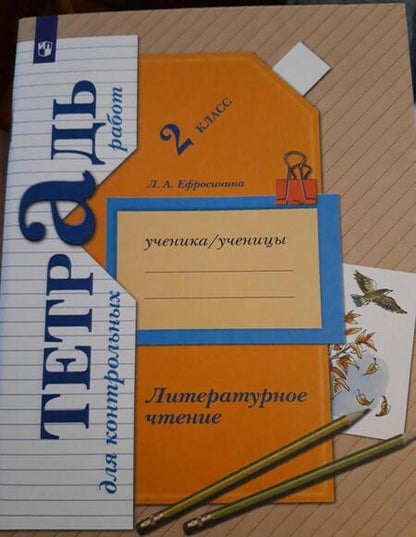 Фотография книги "Любовь Ефросинина: Литературное чтение. 2 класс. Тетрадь для контрольных работ. ФГОС"