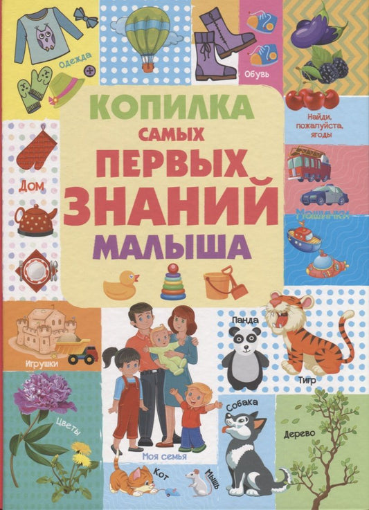 Обложка книги "Людмила Доманская: Копилка самых первых знаний малыша"