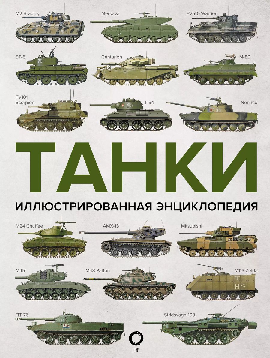Обложка книги "Майкл Хаскью: Танки. Иллюстрированная энциклопедия"
