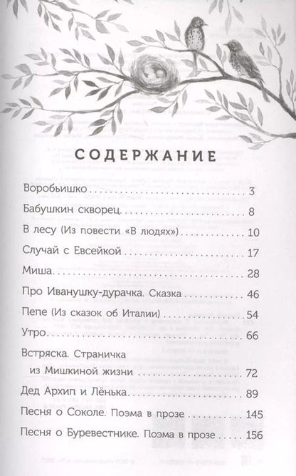 Фотография книги "Максим Горький: Воробьишко"