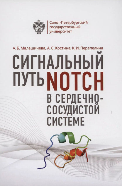 Обложка книги "Малашичева, Костина, Перепелина: Сигнальный путь Notch в сердечно-сосудистой системе"