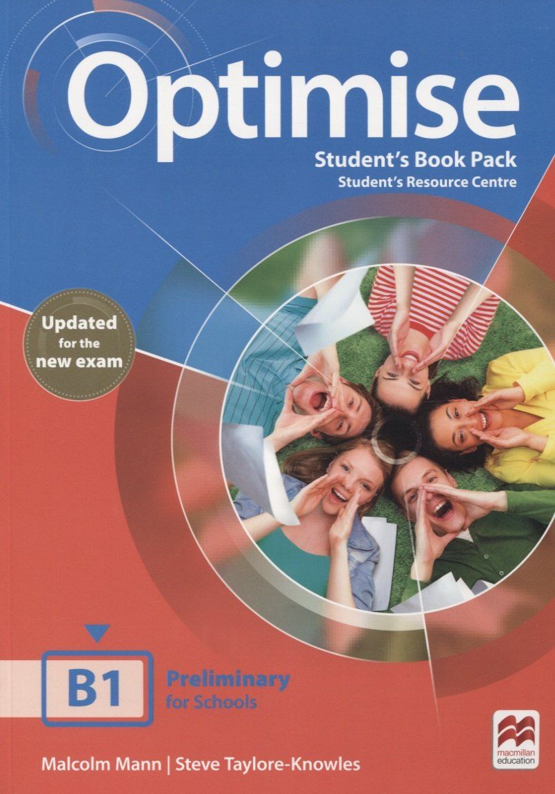Обложка книги "Малкольм Манн: Optimise B1. Student's Book Pack"
