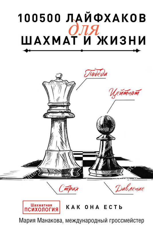 Обложка книги "Манакова: 100500 лайфхаков для шахмат и жизни"