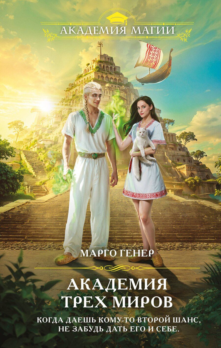 Обложка книги "Марго Генер: Академия трех миров"