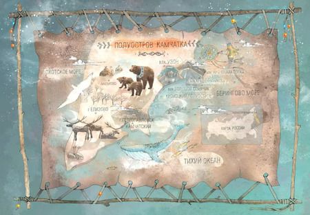 Фотография книги "Марина Бабанская: Сказки народов России. Сказка о храбром богатыре Узоне и его возлюбленной Наюн. По мотивам корякской"