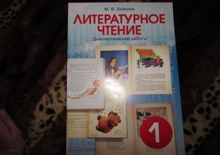 Фотография книги "Марина Бойкина: Литературное чтение. 1 класс. Диагностические работы для учащихся"