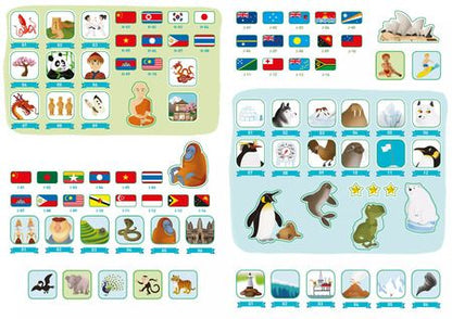 Фотография книги "Марина Гагарина: Активити Атлас. Атлас мира. Более 250 наклеек"