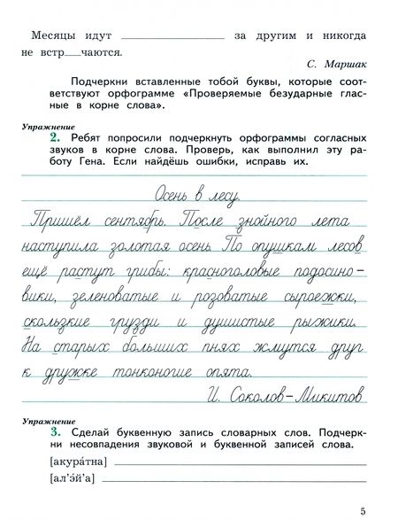 Фотография книги "Марина Кузнецова: Пишем грамотно. 4 класс. Рабочая тетрадь. В 2-х частях. ФГОС"