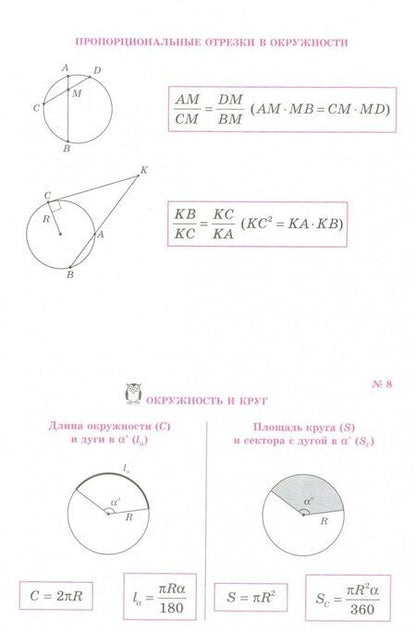 Фотография книги "Марина Томилина: Все формулы по геометрии"