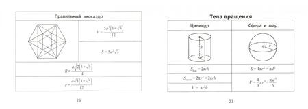 Фотография книги "Мария Буряк: Формулы по геометрии"