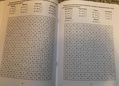 Фотография книги "Мария Буряк: Математические раскраски. 1 класс"