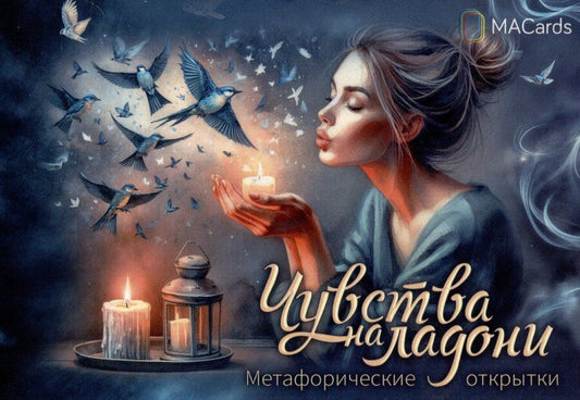 Обложка книги "Мария Дудина: "Чувства на ладони". Метафорические открытки"