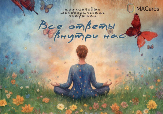 Обложка книги "Мария Хрипункова: "Все ответы внутри нас". Коучинговые метафорические открытки"