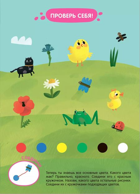 Фотография книги "Мария Романова: Задания и задачки для малышей 2+. Цыпленок в деревне. Цвет, счет"