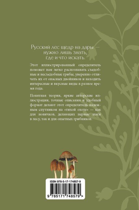 Фотография книги "Мария Сергеева: Грибы русского леса. Иллюстрированный определитель"