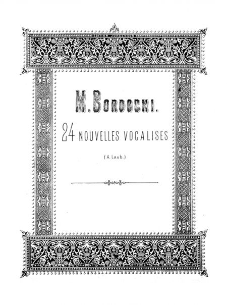Фотография книги "Марко Бордоньи: 24 новых вокализа. Учебное пособие"