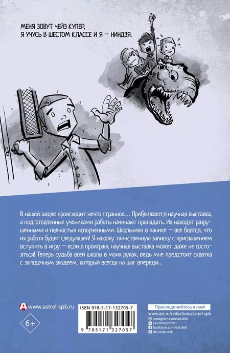 Фотография книги "Маркус Эмерсон: Дневник ниндзя-шестиклассника. Игра Чейза"