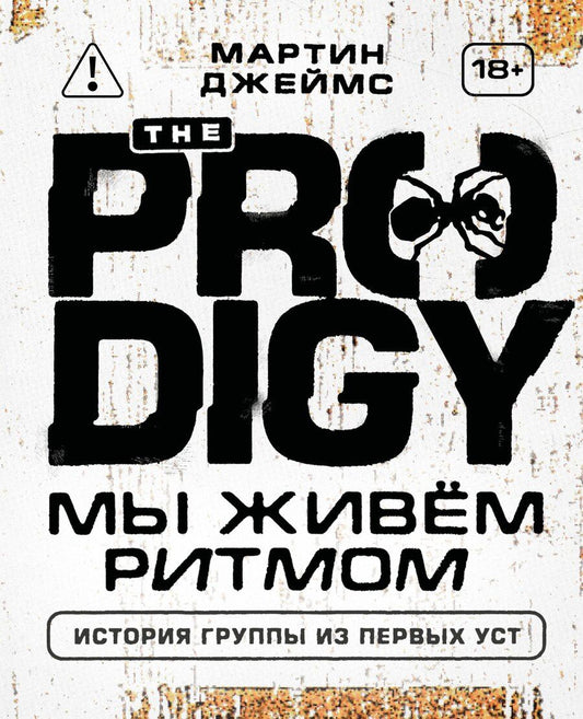 Обложка книги "Мартин Джеймс: The Prodigy. Мы живём ритмом. История группы из первых уст (новое оформление)"