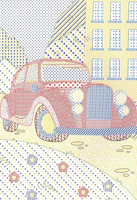 Фотография книги "Машинки. Водная раскраска с цветным контуром"