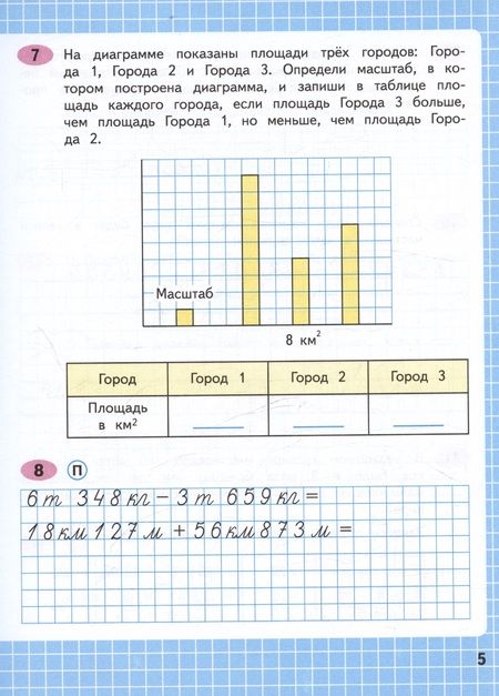Фотография книги "Математика. 4 класс. Рабочая тетрадь. В двух частях. Часть 2"