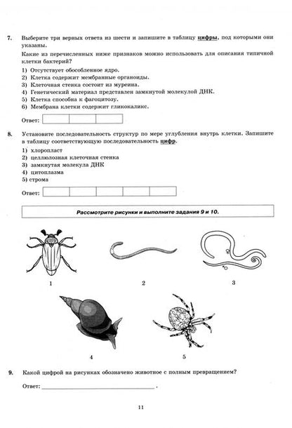 Фотография книги "Мазяркина, Первак: ЕГЭ-2025. Биология. 30 вариантов. Типовые варианты экзаменационных заданий от разработчиков ЕГЭ"