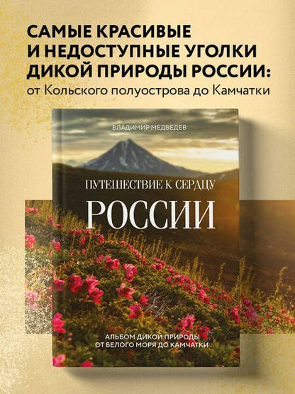 Фотография книги "Медведев: Путешествие к сердцу России. Альбом дикой природы от Белого моря до Камчатки"
