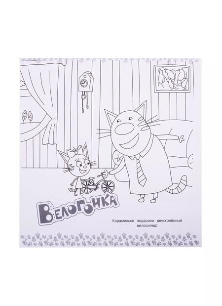 Фотография книги "Мегараскраска "Три Кота""