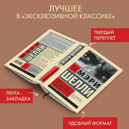 Фотография книги "Мэри Шелли: Франкенштейн, или Современный Прометей"