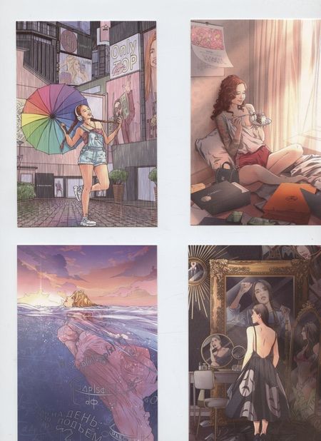 Фотография книги "Метафорические открытки для больших и маленьких девочек "Девочкины истории""