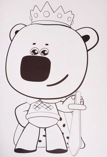 Фотография книги "Ми-ми-мишки. Maxi-постер. Раскрась сам"