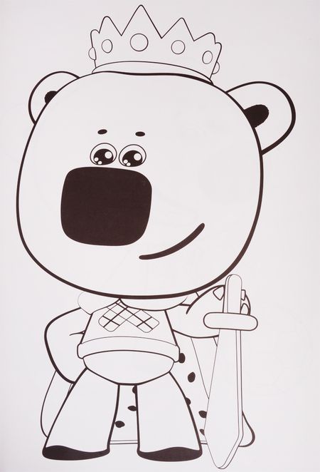 Фотография книги "Ми-ми-мишки. Maxi-постер. Раскрась сам"