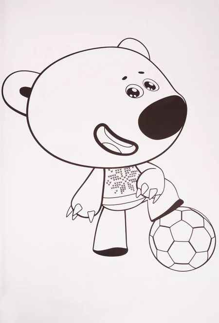 Фотография книги "Ми-ми-мишки. Maxi-постер. Раскрась сам"