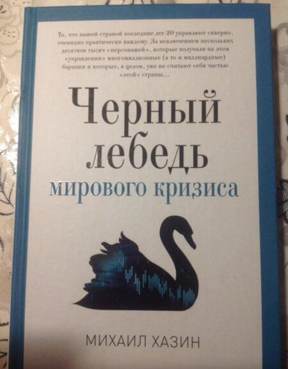Фотография книги "Михаил Хазин: Черный лебедь мирового кризиса"