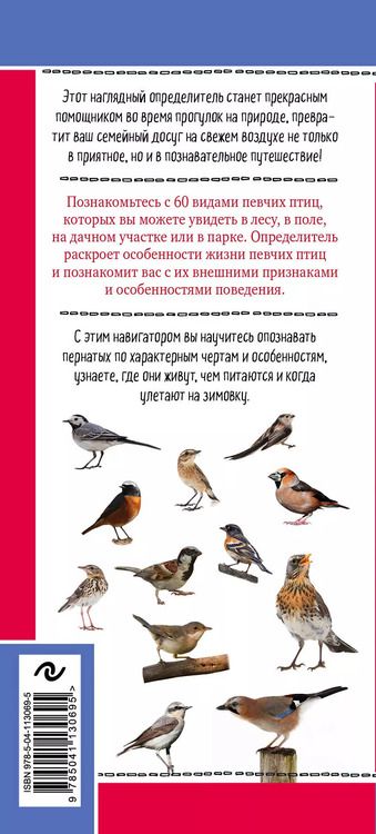 Фотография книги "Михаил Куценко: Певчие птицы. Обитатели лесов и полей. Наглядный карманный определитель"