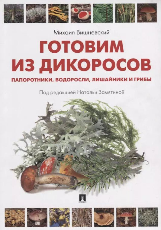 Обложка книги "Михаил Вишневский: Готовим из дикоросов. Папоротники, водоросли, лишайники и грибы"