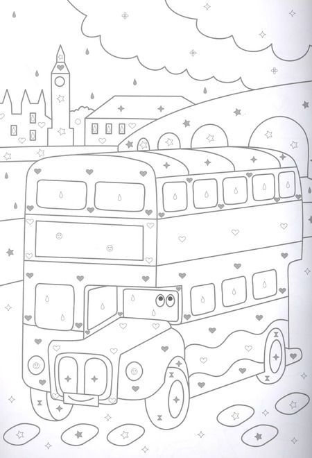 Фотография книги "Мир транспорта. Раскраски по символам"