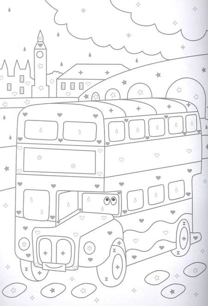 Фотография книги "Мир транспорта. Раскраски по символам"