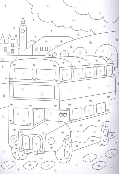 Фотография книги "Мир транспорта. Раскраски по символам"