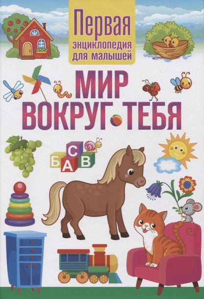 Обложка книги "Мир вокруг тебя. Первая энциклопедия для малышей"