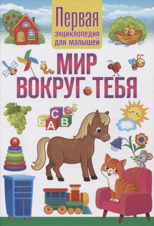 Обложка книги "Мир вокруг тебя. Первая энциклопедия для малышей"