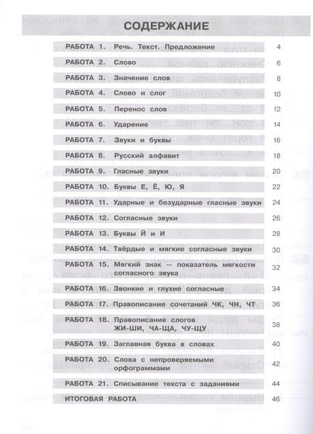 Фотография книги "Мишакина ТатьянаСамостоятельные работы по русскому языку. 1 класс"