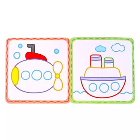 Фотография книги "Многоразовая раскраска «Транспорт»"