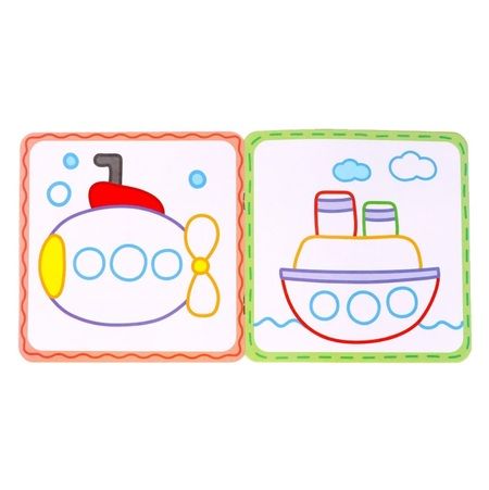 Фотография книги "Многоразовая раскраска «Транспорт»"