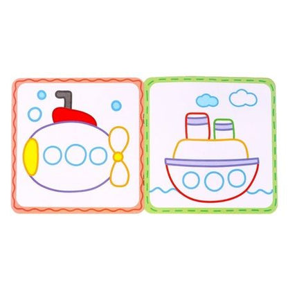 Фотография книги "Многоразовая раскраска «Транспорт»"