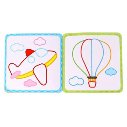 Фотография книги "Многоразовая раскраска «Транспорт»"