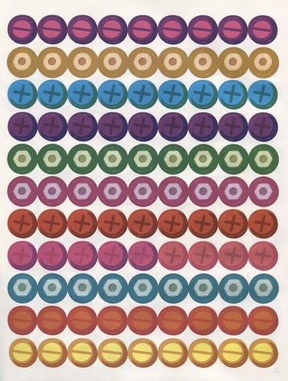 Фотография книги "Многоразовые развивающие наклейки. Винтики и болтики. Выпуск 4"