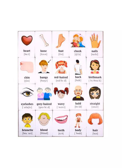 Фотография книги "Учим английские слова. Развивающие карточки "My Body and Appearance / Мое тело и внешний вид""